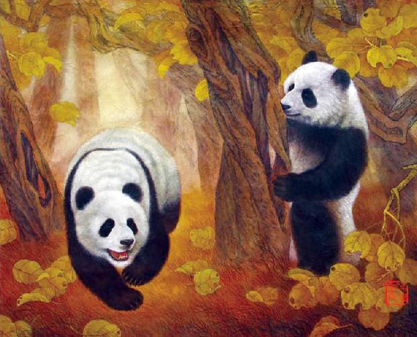 Panda,55cm x 70cm(21〃 x 27〃),4734065-z