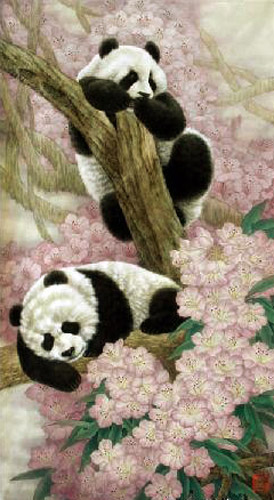 Panda,55cm x 100cm(22〃 x 39〃),4734066-z