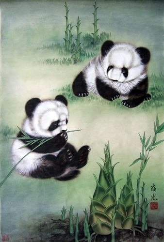 Panda,69cm x 46cm(27〃 x 18〃),4734071-z