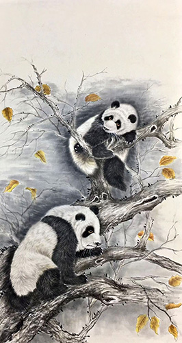 Panda,96cm x 180cm(38〃 x 71〃),4735004-z