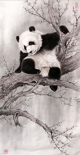 Panda,50cm x 100cm(19〃 x 39〃),zyt41227001-z