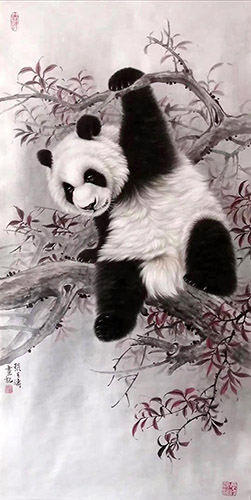 Panda,50cm x 100cm(19〃 x 39〃),zyt41227025-z