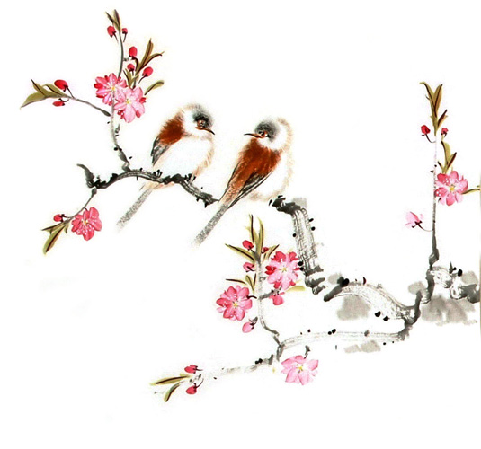 Peach Blossom,38cm x 38cm(15〃 x 15〃),2340056-z