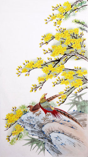 Pheasant,55cm x 100cm(22〃 x 39〃),2340011-z