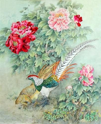 Pheasant,85cm x 93cm(33〃 x 37〃),2497002-z