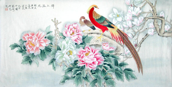 Pheasant,66cm x 130cm(26〃 x 51〃),2551001-z
