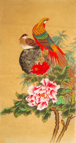 Pheasant,55cm x 95cm(22〃 x 37〃),2614047-z