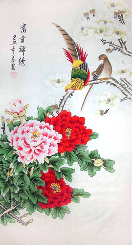 Pheasant,55cm x 95cm(22〃 x 37〃),2703061-z