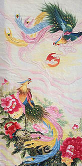 Chinese Phoenix Painting,70cm x 165cm,2312001-x