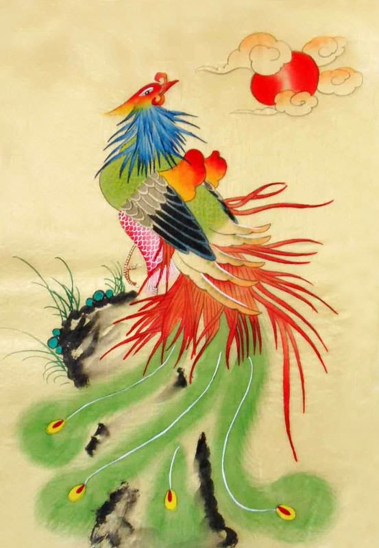 Excellent Artist Hand painted Traditional Chinese Feng 