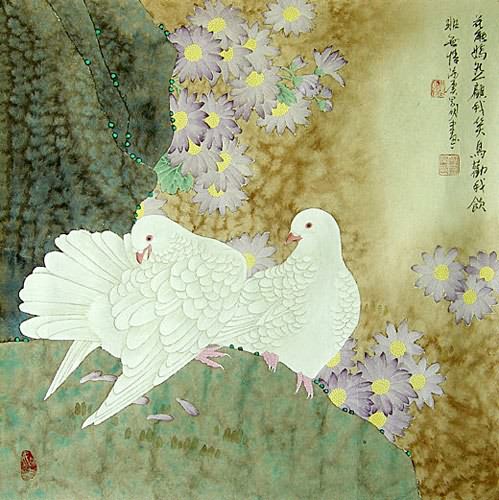 Pigeon,50cm x 50cm(19〃 x 19〃),2414004-z