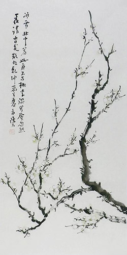 Plum Blossom,50cm x 100cm(19〃 x 39〃),2407054-z