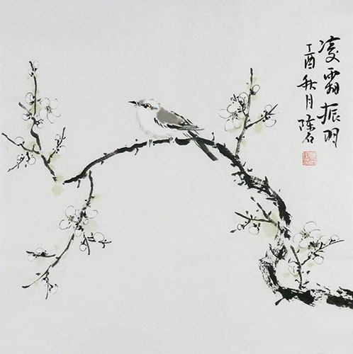 Plum Blossom,50cm x 50cm(19〃 x 19〃),2407056-z