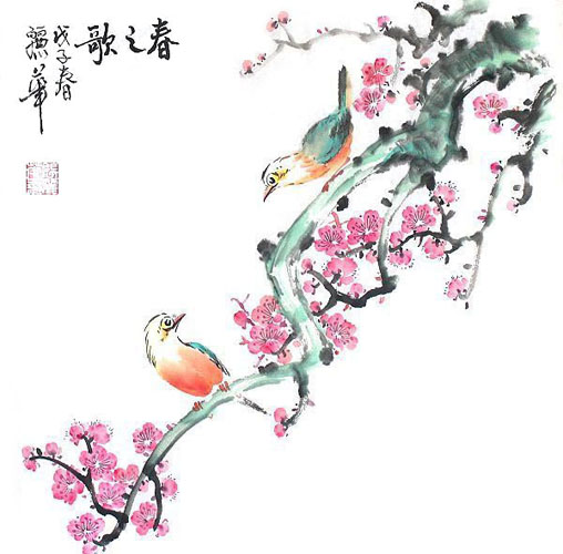 Plum Blossom,33cm x 33cm(13〃 x 13〃),2485021-z