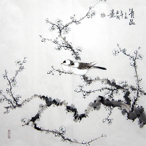 Plum Blossom,66cm x 66cm(26〃 x 26〃),dyc21099007-z
