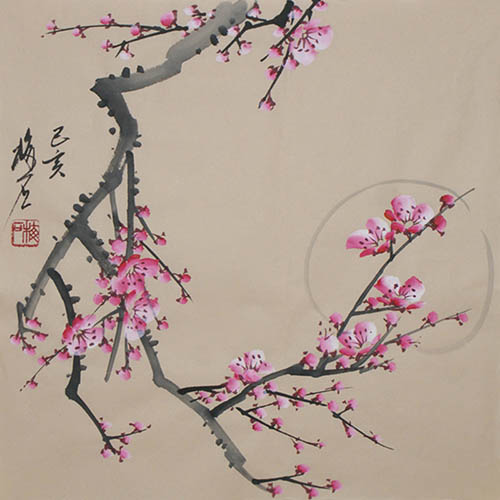 Plum Blossom,34cm x 34cm(13〃 x 13〃),ms21139013-z