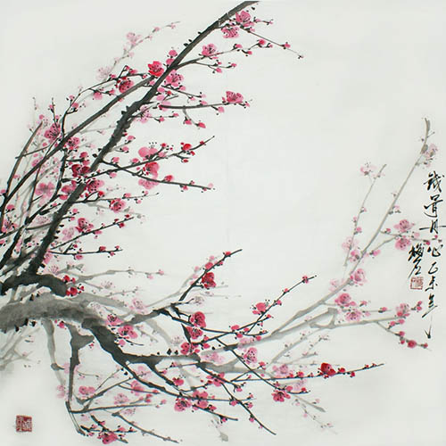Plum Blossom,69cm x 69cm(27〃 x 27〃),ms21139034-z