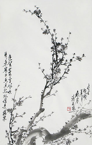 Plum Blossom,69cm x 46cm(27〃 x 18〃),ms21139051-z