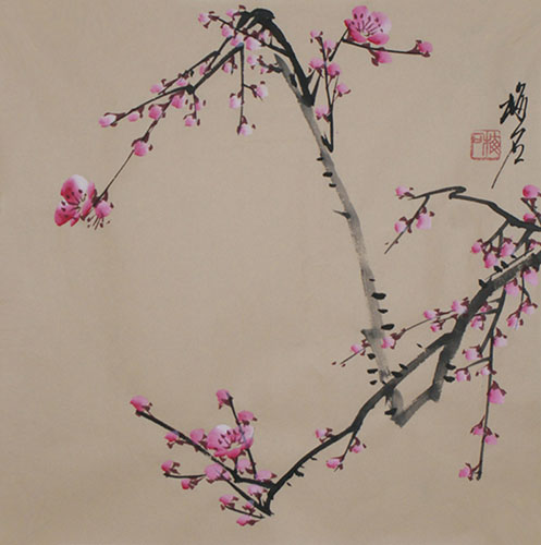 Plum Blossom,34cm x 34cm(13〃 x 13〃),ms21139054-z