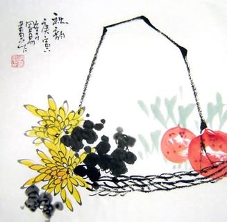 Chinese Qing Gong Painting,33cm x 33cm,2396051-x