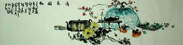 Qing Gong,34cm x 138cm(13〃 x 54〃),2449009-z