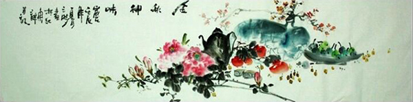 Qing Gong,34cm x 138cm(13〃 x 54〃),2449011-z