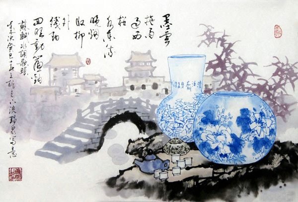 Qing Gong,46cm x 70cm(18〃 x 27〃),2711092-z