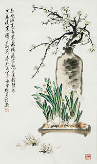 Chinese Qing Gong Painting,48cm x 86cm,ms21139074-x