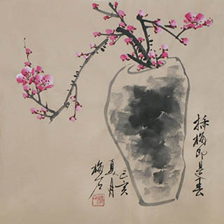 Chinese Qing Gong Painting,34cm x 34cm,ms21139076-x