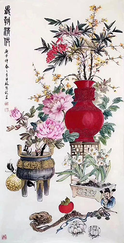 Qing Gong,69cm x 138cm(27〃 x 54〃),shl21216001-z