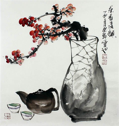 Chinese Qing Gong Painting,50cm x 50cm,syx21172007-x