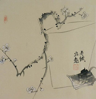 Chinese Qing Gong Painting,33cm x 33cm,tl21140023-x