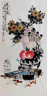 Chinese Qing Gong Painting,50cm x 100cm,xqf21217001-x