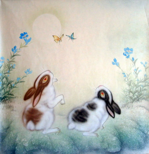Rabbit,66cm x 66cm(26〃 x 26〃),4351014-z