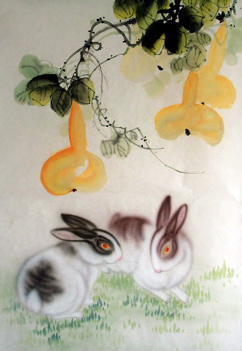 Rabbit,43cm x 65cm(17〃 x 26〃),4351017-z