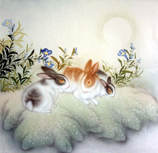 Rabbit,66cm x 66cm(26〃 x 26〃),4351019-z