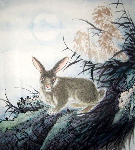 Rabbit,50cm x 55cm(19〃 x 22〃),4620011-z