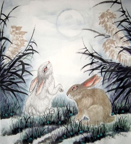 Rabbit,50cm x 55cm(19〃 x 22〃),4620016-z