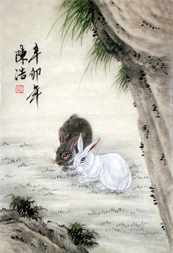 Rabbit,69cm x 46cm(27〃 x 18〃),4740007-z