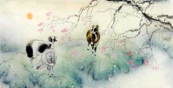 Sheep,69cm x 138cm(27〃 x 54〃),4450010-z