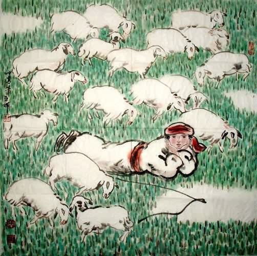 Sheep,69cm x 69cm(27〃 x 27〃),4466001-z