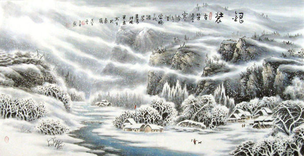 Snow,66cm x 136cm(26〃 x 53〃),1443001-z