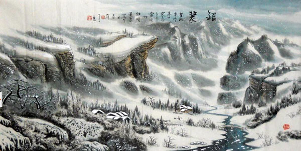 Snow,66cm x 136cm(26〃 x 53〃),1443002-z