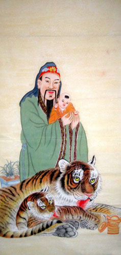 the Three Gods of Fu Lu Shou,66cm x 136cm(26〃 x 53〃),3774001-z
