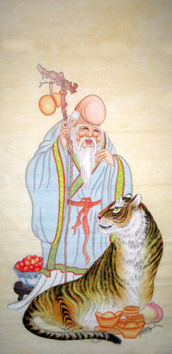 the Three Gods of Fu Lu Shou,66cm x 136cm(26〃 x 53〃),3774003-z