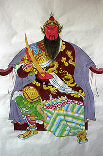 Chinese the Three Gods of Fu Lu Shou Painting,69cm x 138cm,ds31165013-x