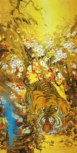 Tiger,65cm x 134cm(25〃 x 53〃),4682010-z