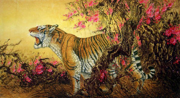 Tiger,92cm x 174cm(36〃 x 69〃),4682011-z