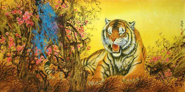 Tiger,66cm x 136cm(26〃 x 53〃),4682012-z