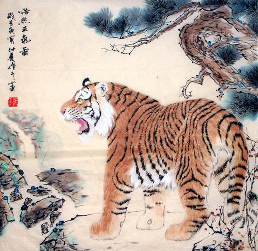 Tiger,66cm x 66cm(26〃 x 26〃),4695003-z